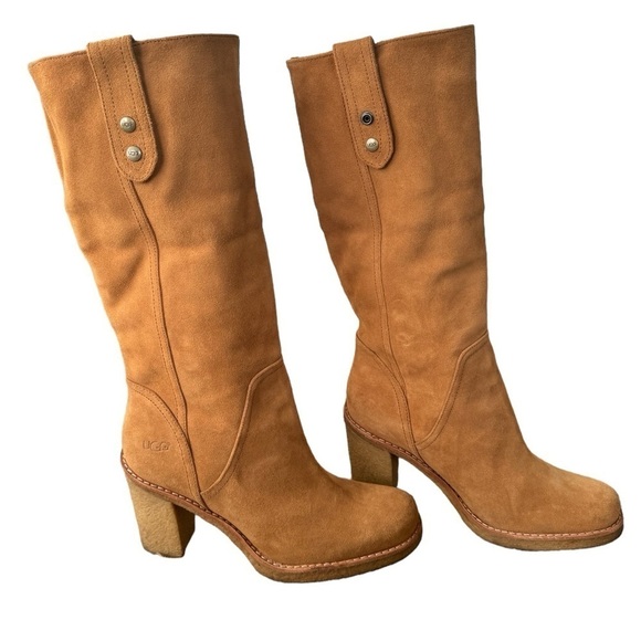 UGG Josie Boots Mid Calf Convertible Ankle Boot Bootie - Picture 1 of 16